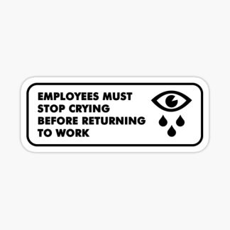 Sticker Laptop Cry
